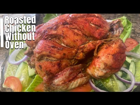 Roasted chicken without oven at home#heathylifesytle #chickenrecipes #food #ketogenic