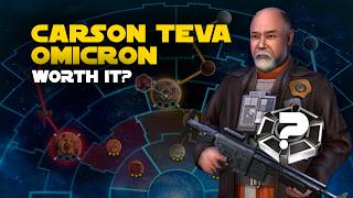 Carson Teva Omicron ROTE TB Coruscant, Bracca, Kashyyyk, Mandalore, Kessel, Kafrene, Vandor | SWGOH