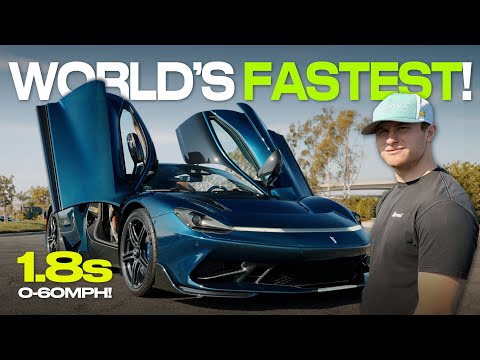 Launching the World's Fastest Car! | Pininfarina Battista