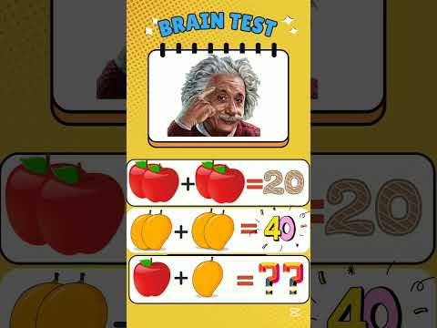 "মস্তিষ্ক পরীক্ষা"😎  l  #iqtest #hardriddle #brainteaser #mathpuzzle #puzzle #mathshorts