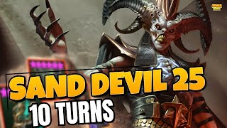 Sand Devil 25 - 100% Winrate - 10 turns! | Raid: Shadow Legends
