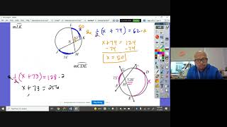 Arcs and Angles - Intersecting Chords Secants Tangent