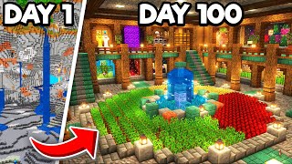 I Survived 100 Days In A CAVE ONLY WORLD In Minecraft Hardcore!