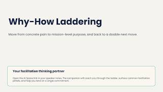 Why-How Laddering