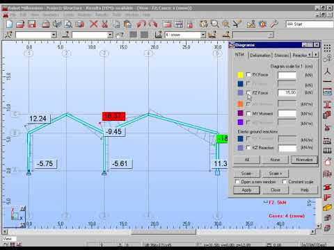 Autodesk Robot structural analysis - struct frame2D