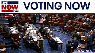 News: Senate voting now to prevent shutdown, President Trump speaking at DOJ