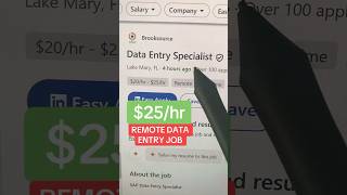 $25/hr Remote data entry job no experience needed #hiring #hiringnow #remotejobs2025 #remotejobs