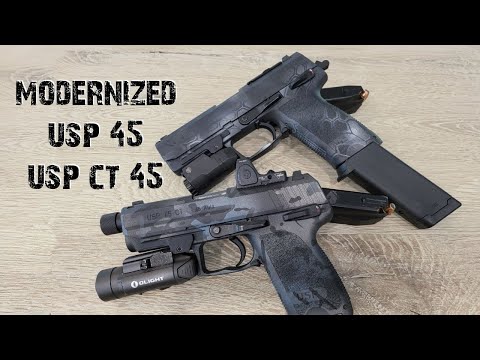 Modernized HK USP Sport and USP CT 45acp for Carry! Review and Overview.