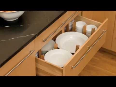 Plateware Kitchen Storage Solutions by Dura Supreme Cabinetry