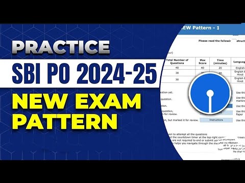 SBI PO NEW PATTERN MOCK TEST LIVE !!
