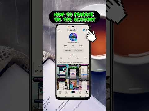How To Private TikTok App Account 2023/easy simple step