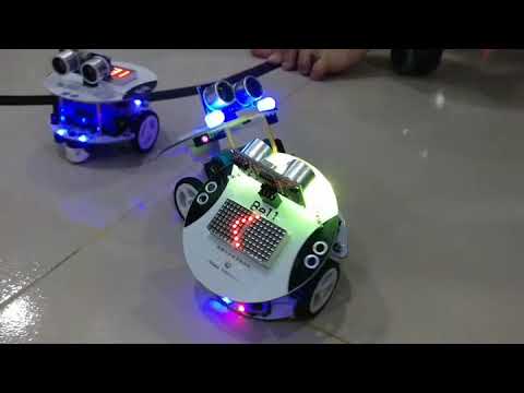 Bell Robot Playing with Each Other