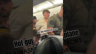 Hot guy kicked off plane