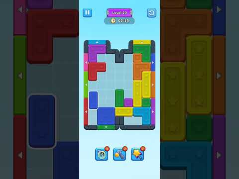 Block Out Level 20 – Dimaag Ka Explode! 🧠🔥 | Puzzle Ka Boss #shorts #viral #gameing # onlinegameing