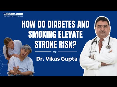 How Do Diabetes And Smoking Elevate Stroke Risks? | Dr. Vikas Gupta | Neurosurgeon in India