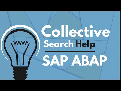 How to create Collective Search Help? | SAP ABAP Online Training