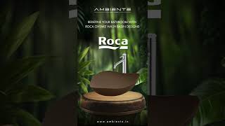 Roca Ohtake Washbasins Available at Ambiente Kochi #ambiente #roca #ohtakewashbasins