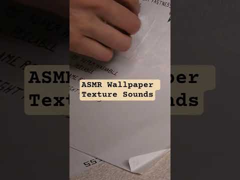 Satisfying ASMR Scratches on Wallpaper 🎧✨ #asmr #asmrtriggers