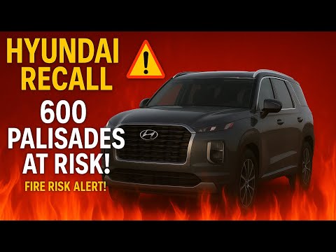 🚨 600 Hyundai Palisades Recalled for FIRE RISK – Check If YOUR SUV Is Affected!