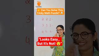 Can You Solve This Tricky Math Puzzle? 🤯 | Only Genius Minds Get It Right! #mathspuzzle #puzzle