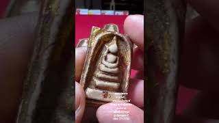 The best amulet of the palace!!...Special edition Phra Somdej amulet, lacquered and gilded with r...