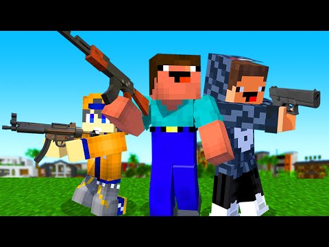 ខ្ញុំធ្វើឲ្យ Minecraft ក្លាយជាហ្គេមបាញ់គ្នា (ឈុតក្រៅឆាក)