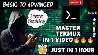 Master Termux In 1 Hour 🔥🔥 |Noob ➡️ Pro| #coding #trending #hack #youtube #viral