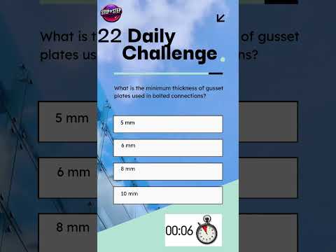 Quiz-22. Can You Answer This IS800 #steelstructure  #quiz ? #shorts #ytshorts #yotubeshorts
