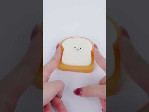 Satisfying BUBU Unboxing 🍞🍞 Orange Sandwich Bread #squishy #satisfying #shorts