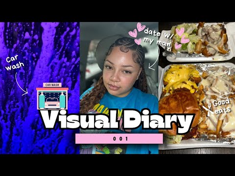 Visual Diary | Car Wash🚗 Lunch Date 🍔& Restaurant Vibes ✨| A Relaxing Day Out | Vlog