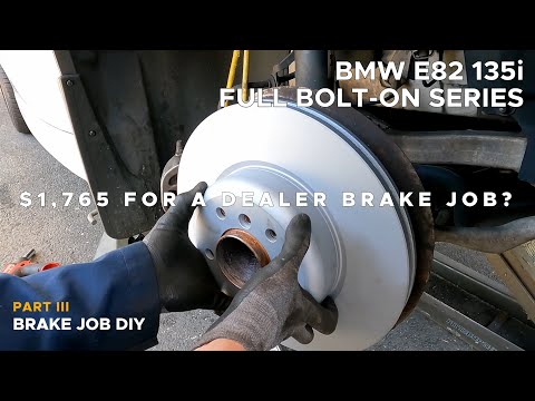 BMW E82 135i Brake Job DIY | Full Bolt-On Series (Episode 3)