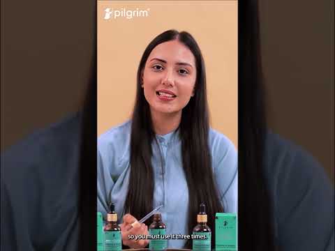 Pilgrim Advance Hair Growth Serum| How to use #educationalvideo