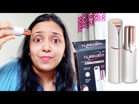 Flawless EyeBrows Facial Hair Remover Detailed Demo & Review | Eyebrows Trimming in Lockdown