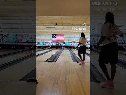 Day 110 Of One Strike A Day Ball Used:Ion Pro 📽#2handedbowling #2hands #bowler #sports