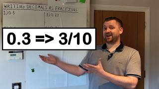 Writing Decimals As Fractions #maths #decimals #fractions
