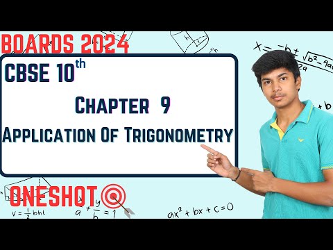 Score 100% in CBSE 10th Application Of Trigonometry