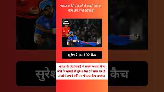 Most Catches by Indian Fielders in ODIs #cricketshorts #cricketstats #catches