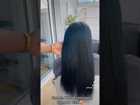 Sewn in Weft extensions 🥰✂️ #wefthair #hairextensions #sewinhair #sewinweave #weavehairstyles #hair