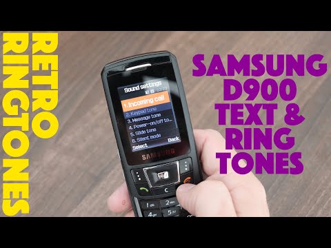 Samsung D900 All Of The Classic Ringtones & Text Message Sounds!!
