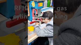 RFID tags for gas cylinders tracking.#rfid #rfidtag #rfidtechnology #assettracking #smarttechnology