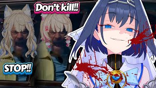 FUWAMOCO being so loud in the background of Kronii's stream after getting killed by her (in amogus)