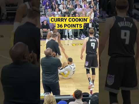 CURRY COOKIN #nba #nbatoday #nbahighlights #warriors #stephencurry #curry #playoffs #game3 #kings