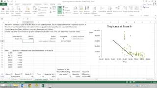 Using Excel Solver in the OJ Pricing Module