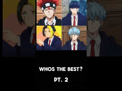 Mashle who’s the best? Pt.2 #anime #edit #animeedit