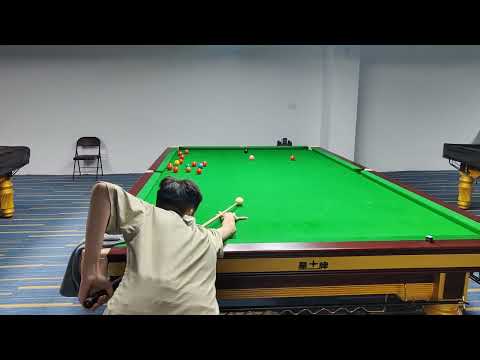 My students Xing Zihao, Liu Linhao and Zhou Jinhao at Yushan International Billiards Academy China