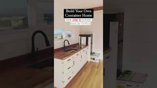 Build Your Own! 🔨 #shippingcontainer #containerhome #tinyhouse #container #containerhomedesign