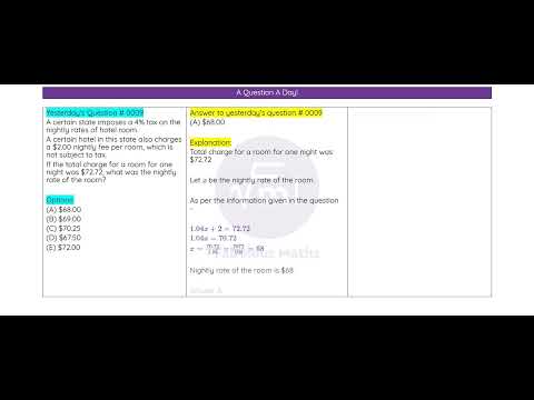 Daily Maths Challenge #10 - Percentages