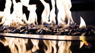 Crushed Fire Glass Onyx Black - Celestial Fire Glass