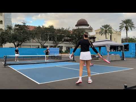 5.0 Doubles Pickleball | Matt & Julia vs Bennett & Dylan | CityPickle West Palm Beach