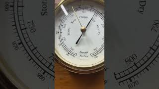 Hanseatic Hamburg Stormy Rain Change Fair Barometer Instrument - Made in Germany #barometer #germany